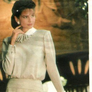 VTG Vogue #1479 Albert Nipon Dress Pattern Size 8